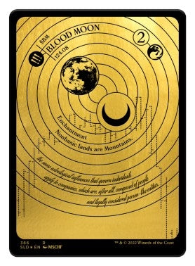 Blood Moon (Foil Etched) (Gold) (366) [SLD] - MTG Single