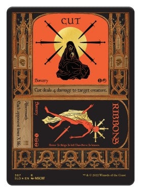 Cut // Ribbons (Foil Etched) (Gold) (367) [SLD] - MTG Single