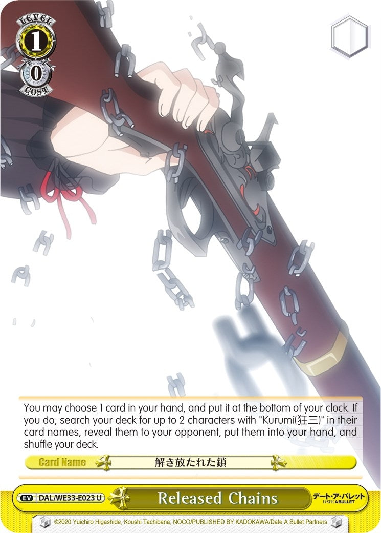 Released Chains (33023) [DAL/WE33] - Weiss Schwarz Single