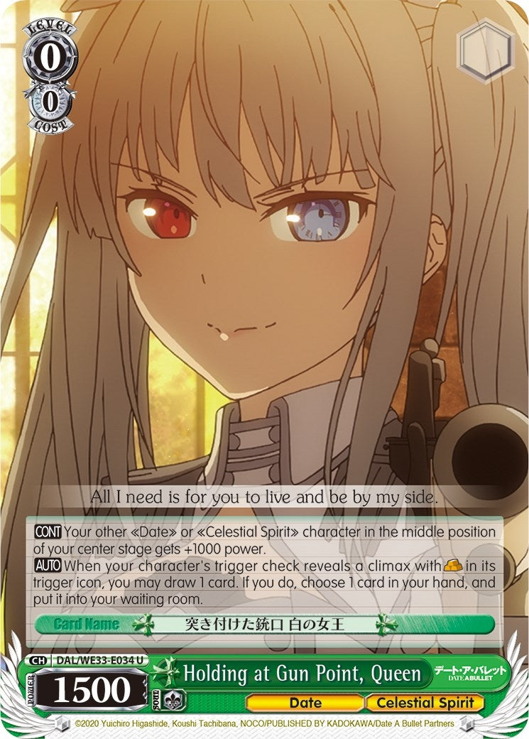 Holding at Gun Point Queen (33034) [DAL/WE33] - Weiss Schwarz Single