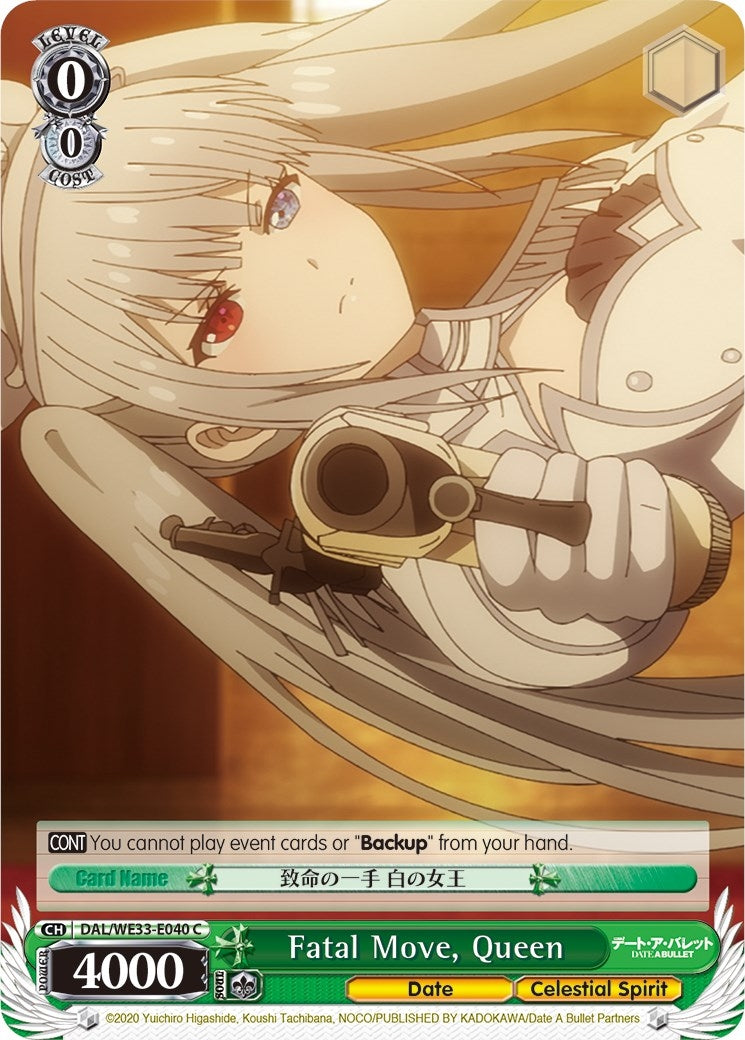 Fatal Move Queen (Parallel Foil) (33040) [DAL/WE33] - Weiss Schwarz Single