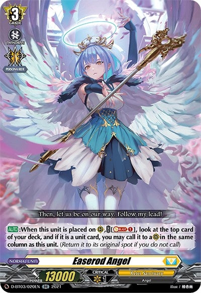 Easerod Angel (3020) [D-BT03] - Cardfight Vanguard Single