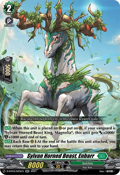 Sylvan Horned Beast Enbarr (3025) [D-BT03] - Cardfight Vanguard Single