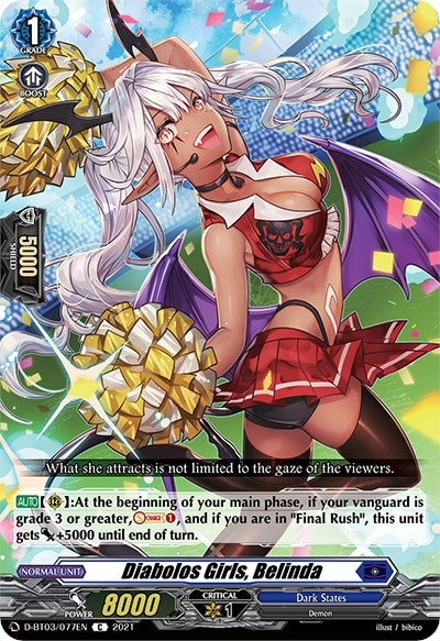 Diabolos Girls Belinda (3077) [D-BT03] - Cardfight Vanguard Single