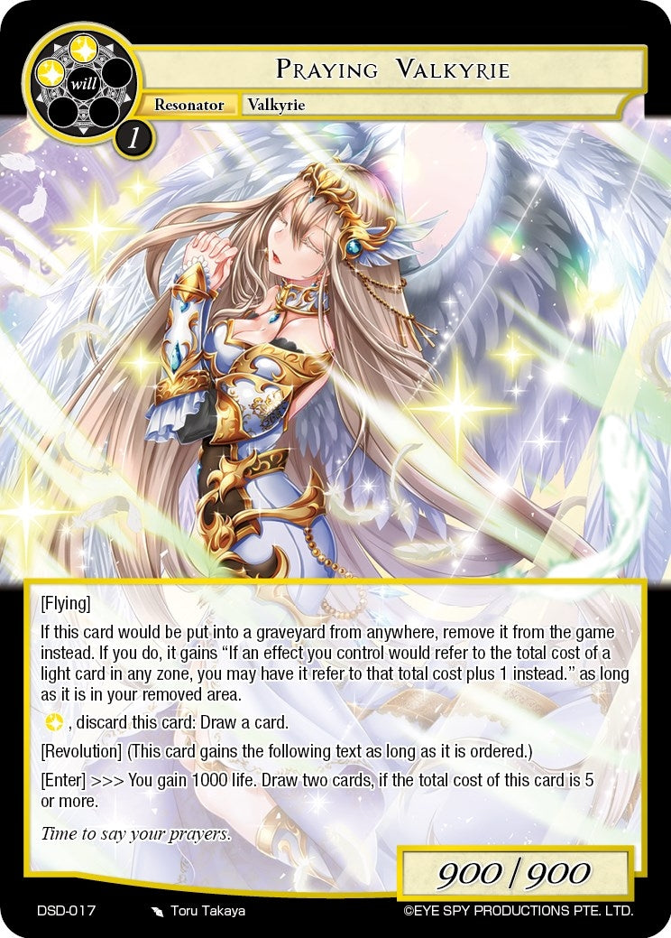 Praying Valkyrie (17) - Force of Will Single