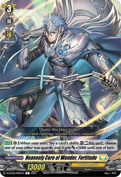 Heavenly Core of Wonder Fortitudo (3095) [D-BT03] - Cardfight Vanguard Single