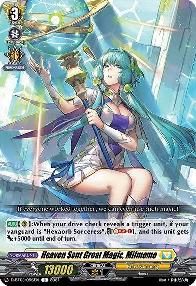 Heaven Sent Great Magic Milmomo (3096) [D-BT03] - Cardfight Vanguard Single