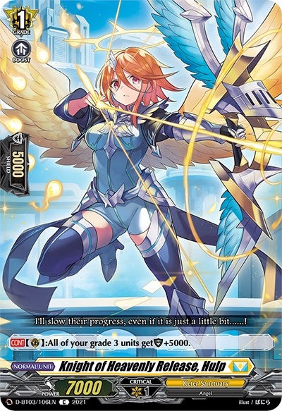 Knight of Heavenly Release Hulp (3106) [D-BT03] - Cardfight Vanguard Single