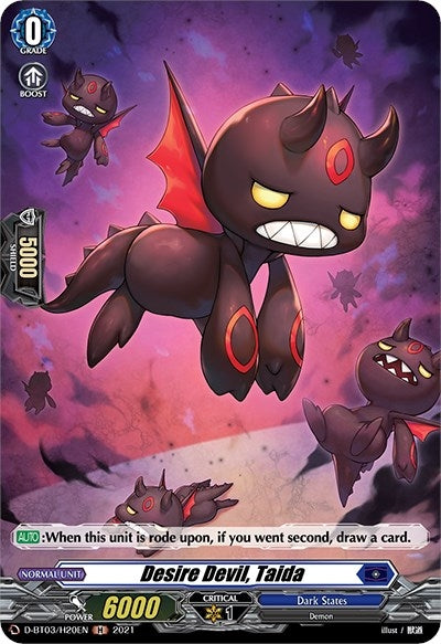 Desire Devil Taida (Holo) (320) [D-BT03] - Cardfight Vanguard Single