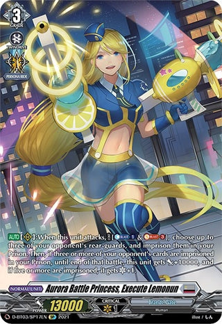 Aurora Battle Princess Execute Lemonun (SP) (317) [D-BT03] - Cardfight Vanguard Single