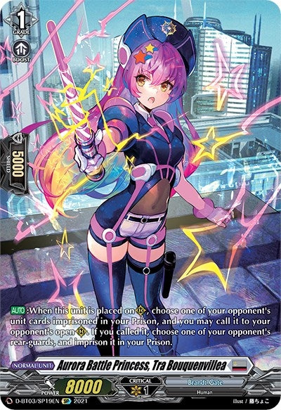Aurora Battle Princess Tra Bouquenvillea (SP) (319) [D-BT03] - Cardfight Vanguard Single