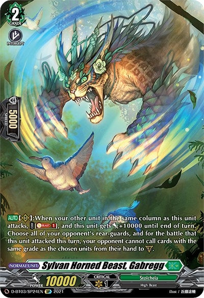 Sylvan Horned Beast Gabregg (SP) (324) [D-BT03] - Cardfight Vanguard Single