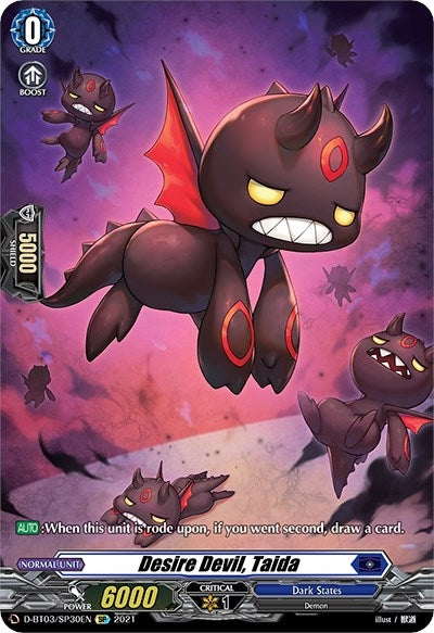 Desire Devil Taida (SP) (330) [D-BT03] - Cardfight Vanguard Single