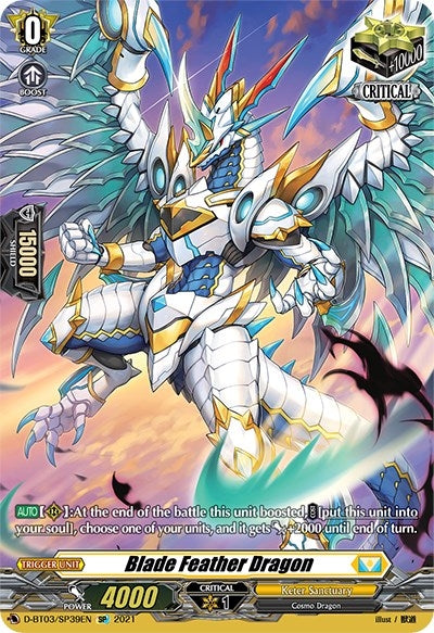 Blade Feather Dragon (SP) (339) [D-BT03] - Cardfight Vanguard Single