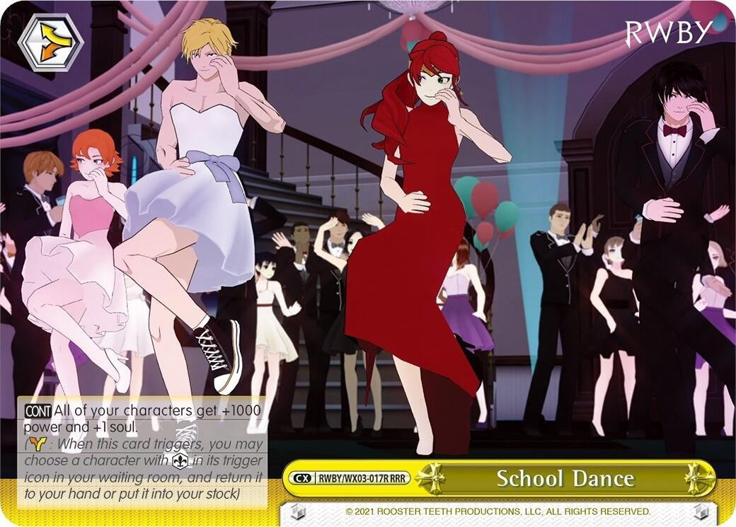 School Dance (RRR) (3017) [RWBY/WX03] - Weiss Schwarz Single