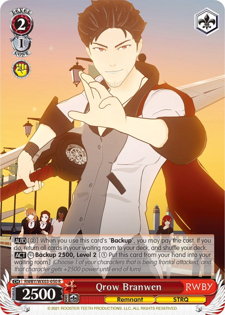 Qrow Branwen (3050) [RWBY/WX03] - Weiss Schwarz Single