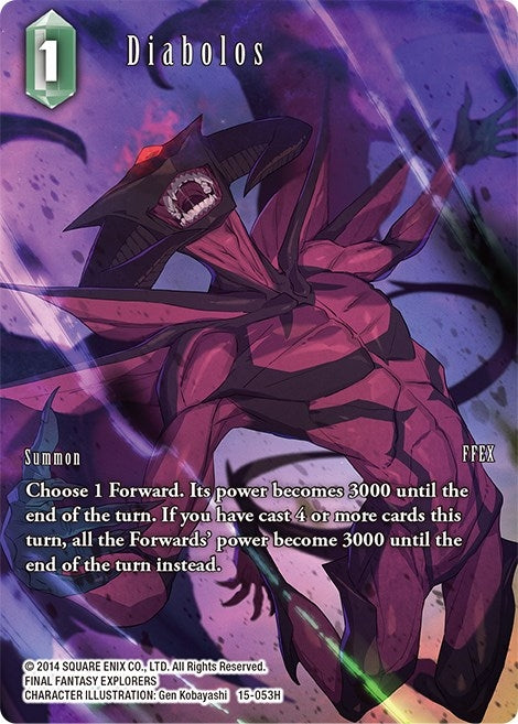 Diabolos (Full Art) (15) [15] - Final Fantasy TCG Single