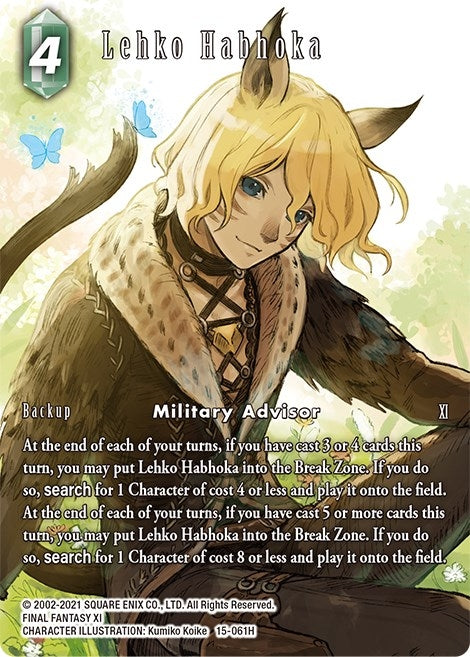Lehko Habhoka (Full Art) (15) [15] - Final Fantasy TCG Single