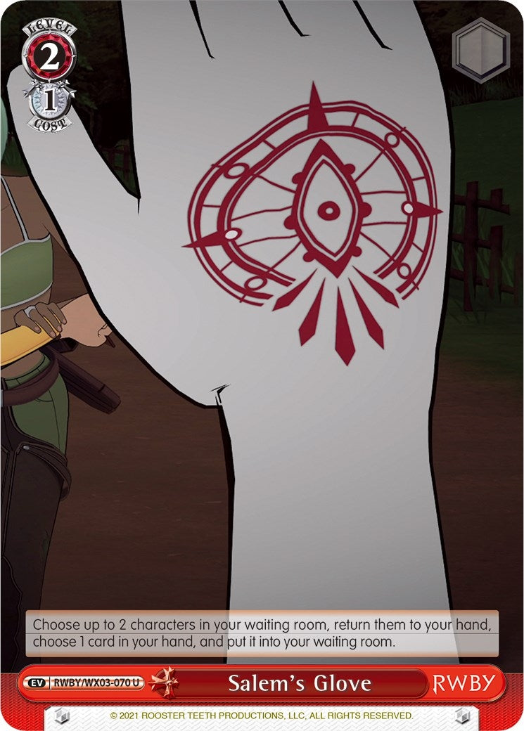Salem’s Glove (3070) [RWBY/WX03] - Weiss Schwarz Single