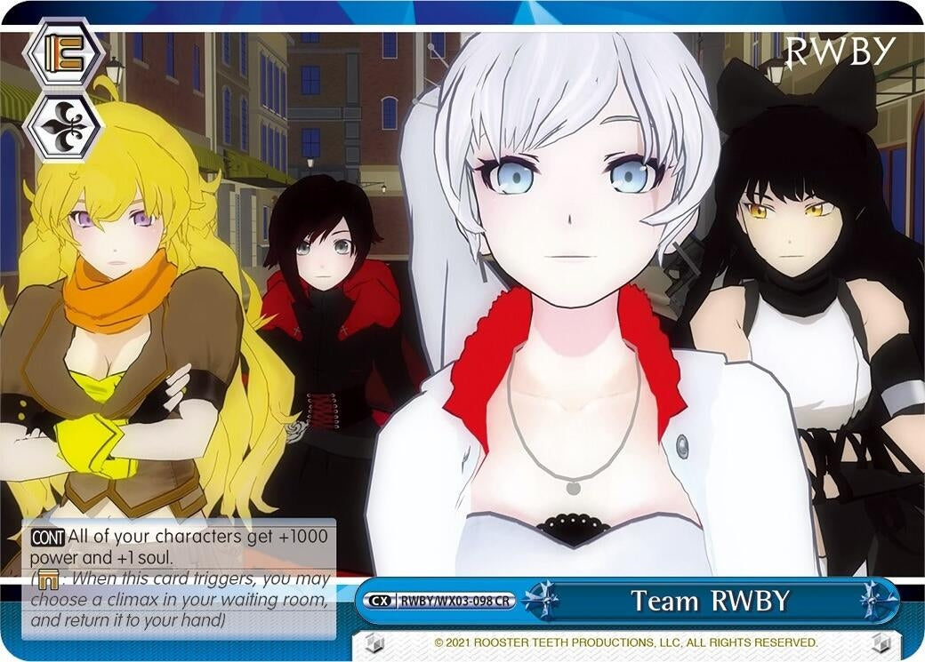 Team RWBY (3098) [RWBY/WX03] - Weiss Schwarz Single
