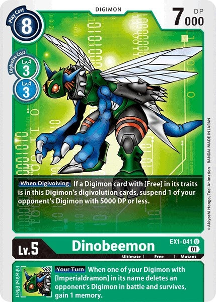 Dinobeemon (1041) [EX01] - Digimon Card Game Single