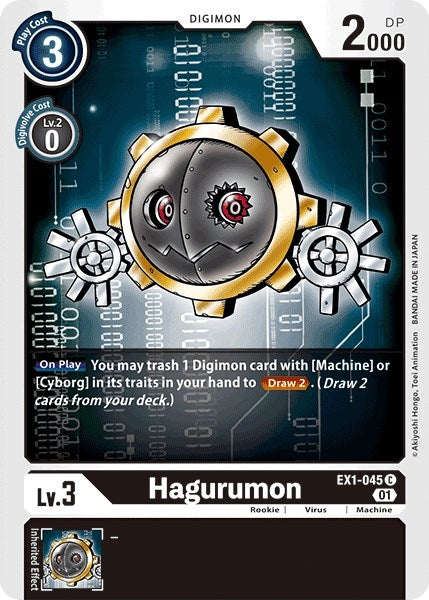 Hagurumon (1045) [EX01] - Digimon Card Game Single