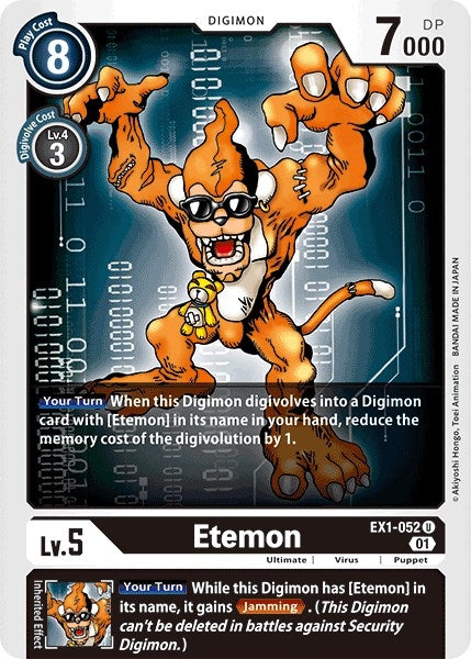Etemon (1052) [EX01] - Digimon Card Game Single