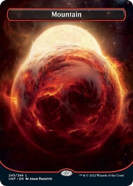 Mountain (243) (Borderless) (243) [UNF] - MTG Single