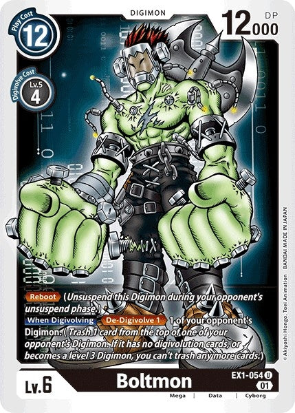 Boltmon (1054) [EX01] - Digimon Card Game Single