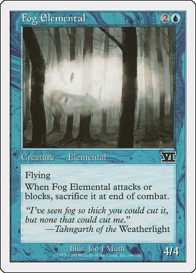Fog Elemental (69) [6ED] - MTG Single