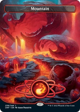 Mountain (238) (Borderless) (238) [UNF] - MTG Single