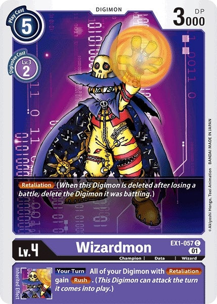 Wizardmon (1057) [EX01] - Digimon Card Game Single