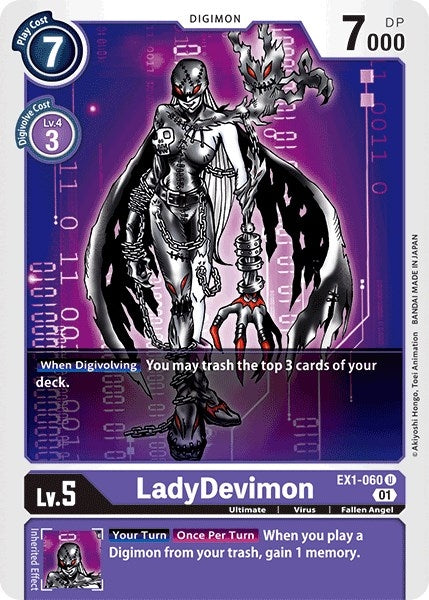 LadyDevimon (1060) [EX01] - Digimon Card Game Single