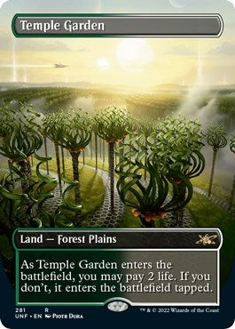 Temple Garden (Borderless) (281) [UNF] - MTG Single