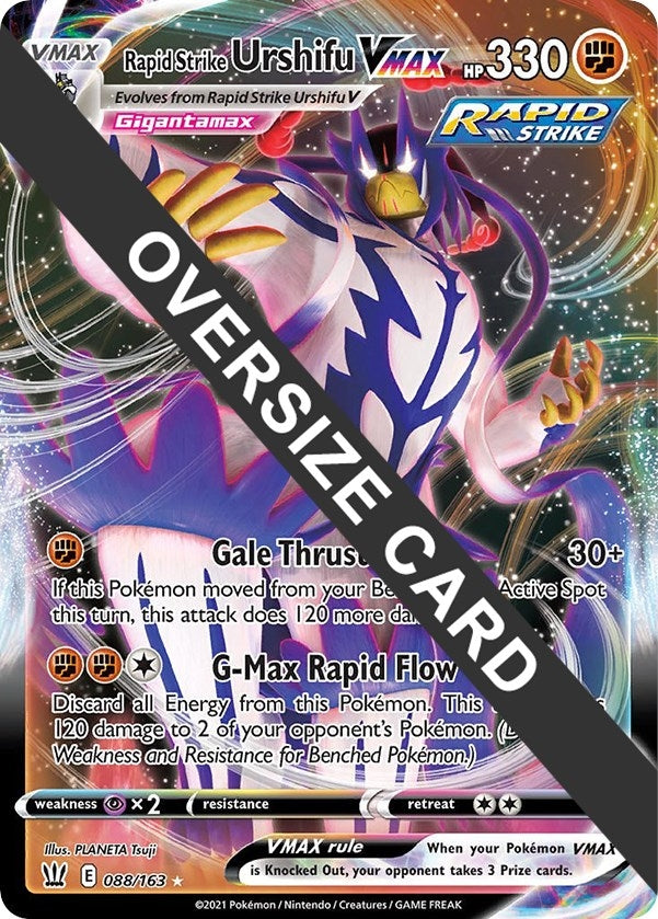 Image for Rapid Strike Urshifu VMAX (088/163) (Jumbo Cards) - Pokemon