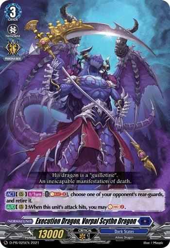 Execution Dragon Vorpal Scythe Dragon (25) [D-PR] - Cardfight Vanguard Single