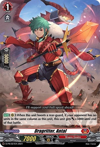 Dragritter Antal (27) [D-PR] - Cardfight Vanguard Single