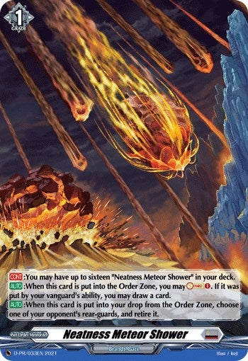 Neatness Meteor Shower (33) [D-PR] - Cardfight Vanguard Single