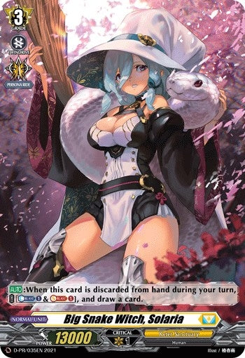 Big Snake Witch Solaria (35) [D-PR] - Cardfight Vanguard Single