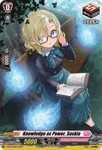 Knowledge as Power Saskia (38) [D-PR] - Cardfight Vanguard Single