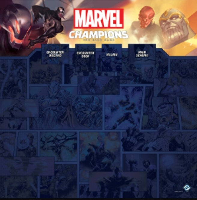 Marvel 1-4 Player Game Mat - Playmats Sealed