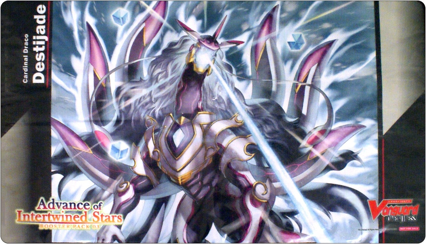 Cardfight!! Vanguard overDress Preorder Playmat: Advance of Intertwined Stars - Cardinal Draco Destijade - Playmats