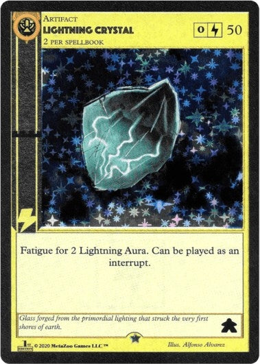 Lightning Crystal (SAMPLE) - MetaZoo Single