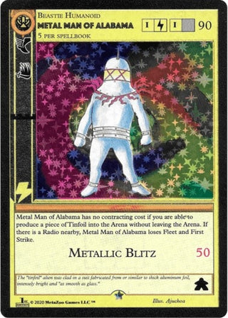 Metal Man of Alabama (SAMPLE) - MetaZoo Single