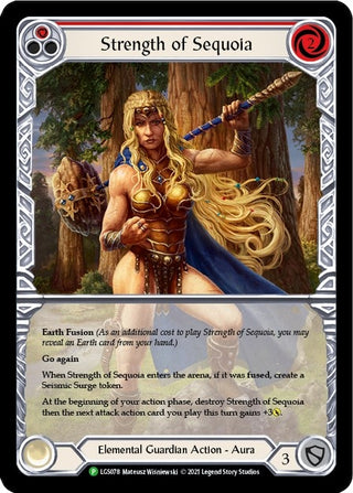 Strength of Sequoia (Red) (78) [PR] - Flesh and Blood TCG Single