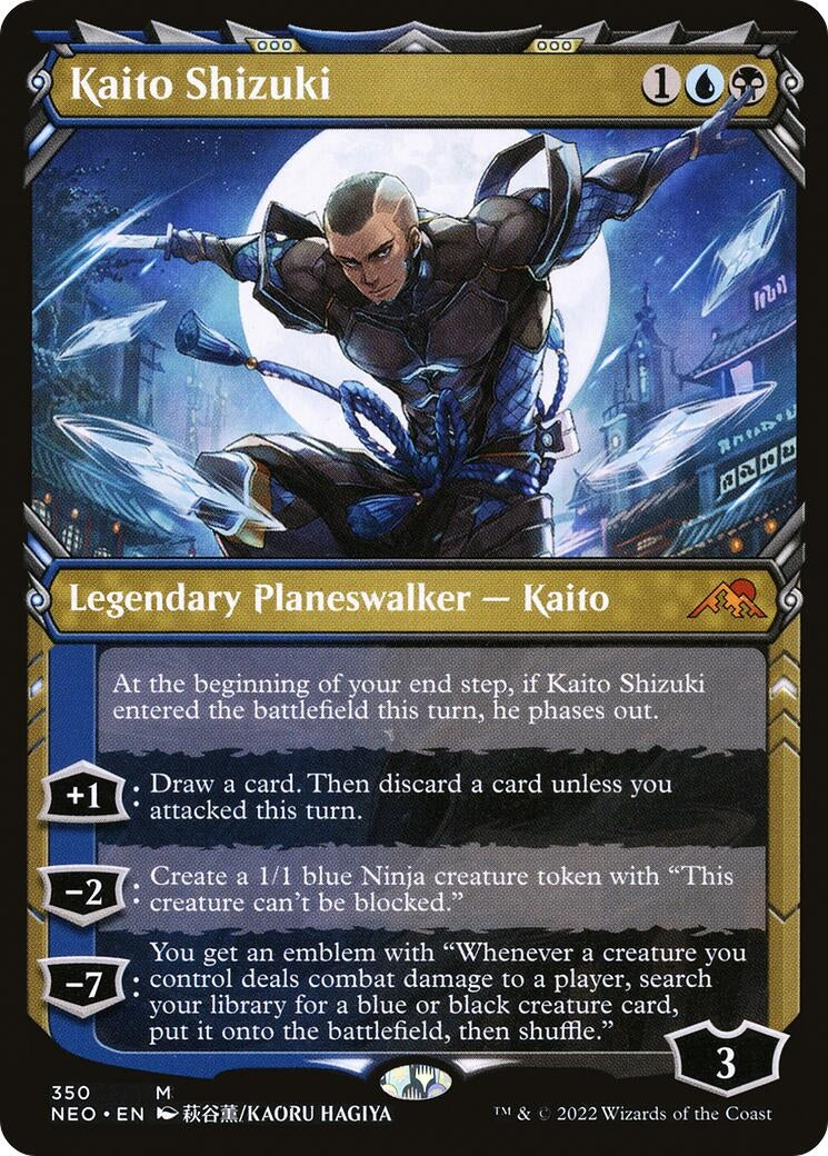 Kaito Shizuki (Showcase) (350) [NEO] - MTG Single