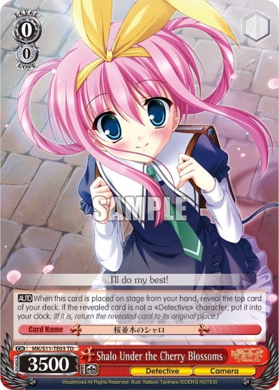 Shalo Under the Cherry Blossoms (1103) [PR] - Weiss Schwarz Single