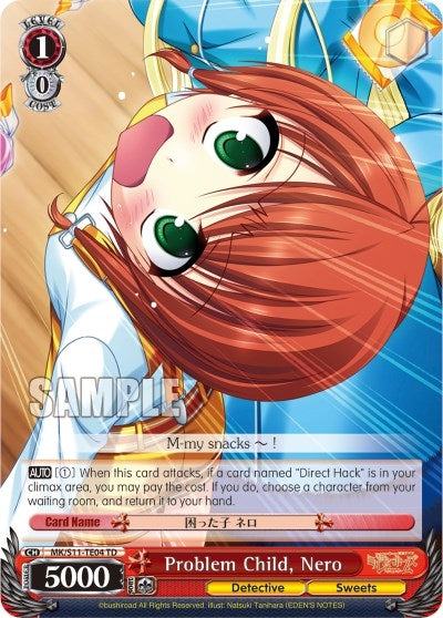 Problem Child Nero (1104) [PR] - Weiss Schwarz Single