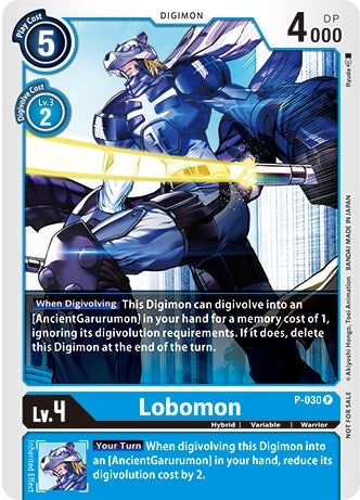 Lobomon - P-030 (30) [RPC] - Digimon Card Game Single