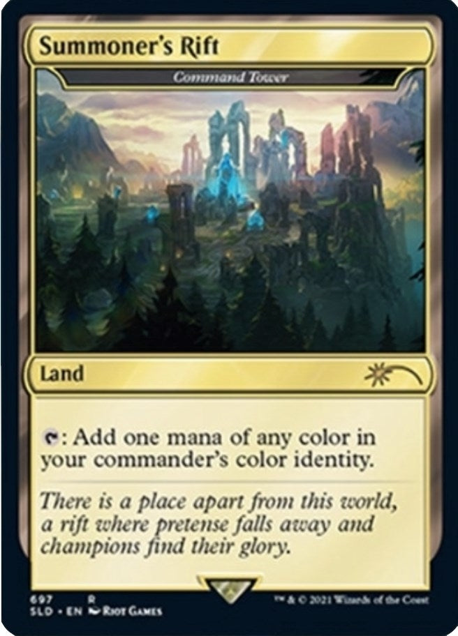 Summoner’s Rift - Command Tower (697) [SLD] - MTG Single